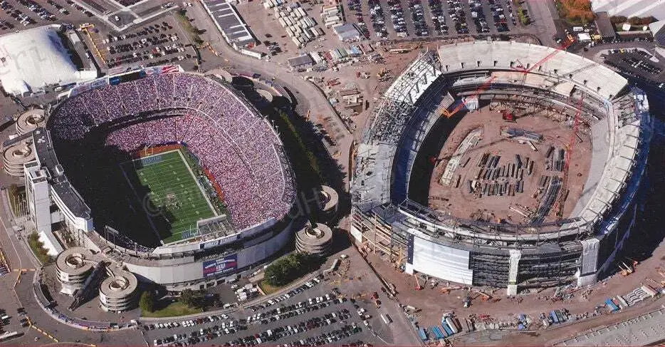 Histoire de Stade de New York New Jersey